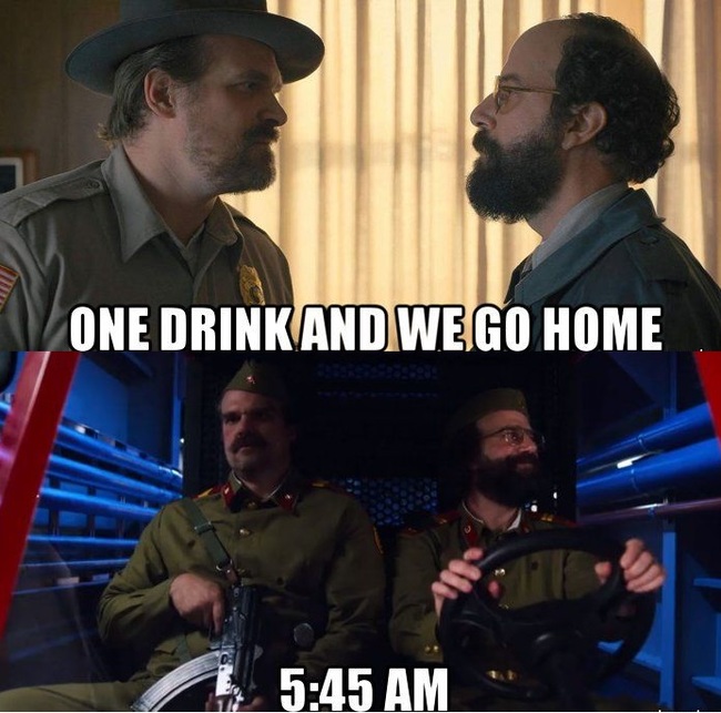 Just one drink...