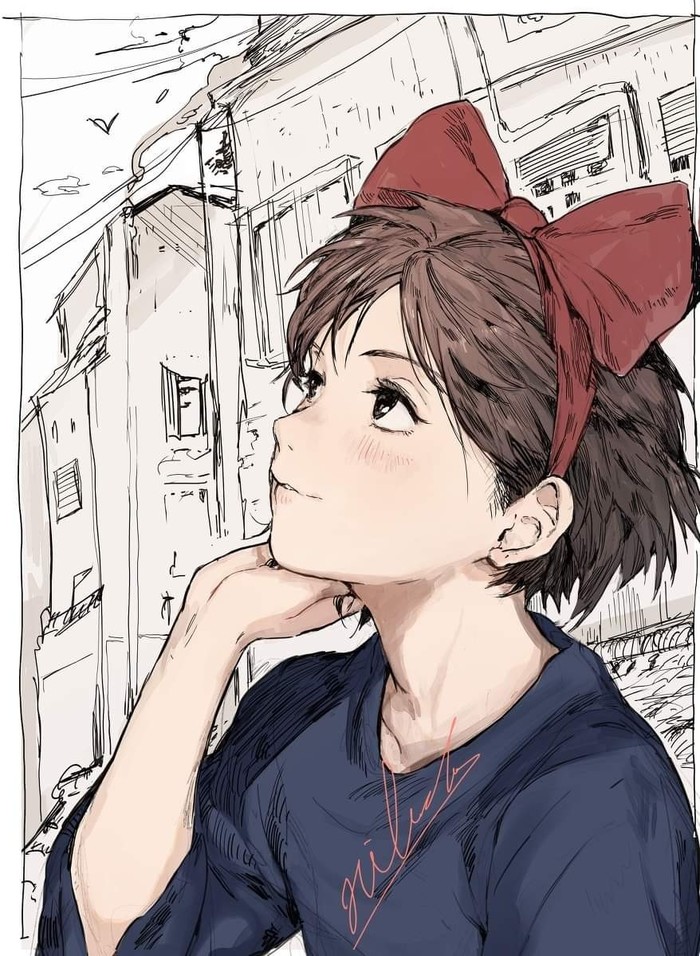 Artik by hiranko - Anime art, Anime, Kiki, Kiki's delivery service, Hiranko