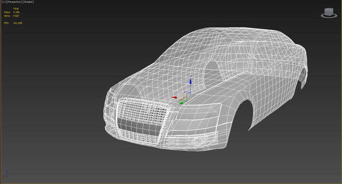 3d max моделирование автомобиля часов