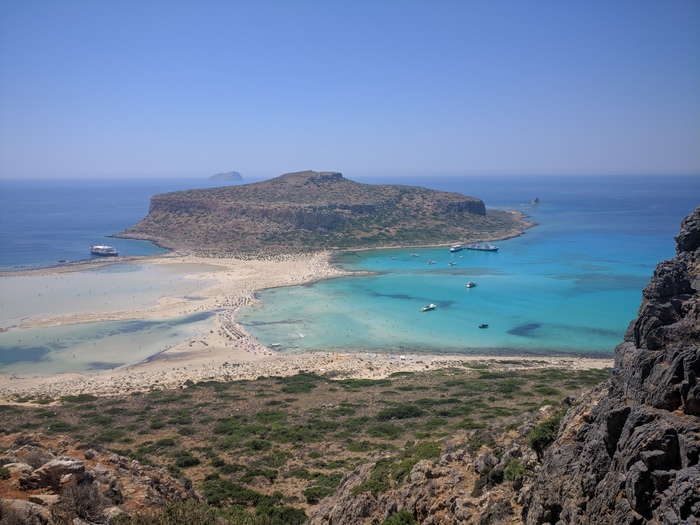 Balos lagoon, Crete island, Greece. - My, SrГјkzakompomiru, Travels, Greece, Beach, Nature, Crete, Sea