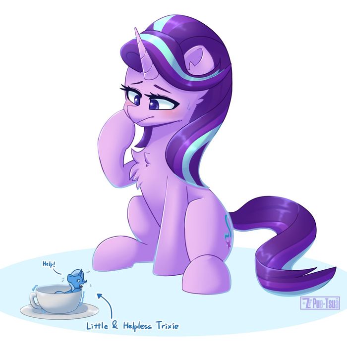 Starlight - My little pony, PonyArt, Starlight Glimmer, Trixie, Puetsua