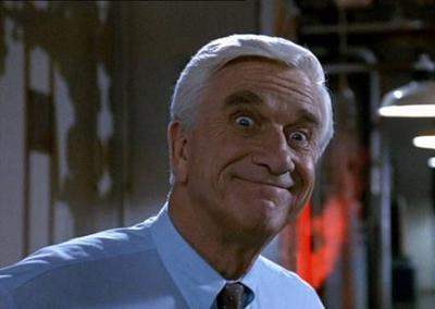 A new genre of comedy that (most likely) began with the movie Airplane - Comedy, Parody, Leslie Nielsen, Airplane, Naked pistol, GIF, Longpost