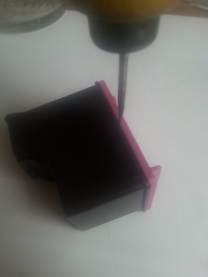 Восстановление картриджа hp123 от принтера hp deskjet 2130 | Пикабу