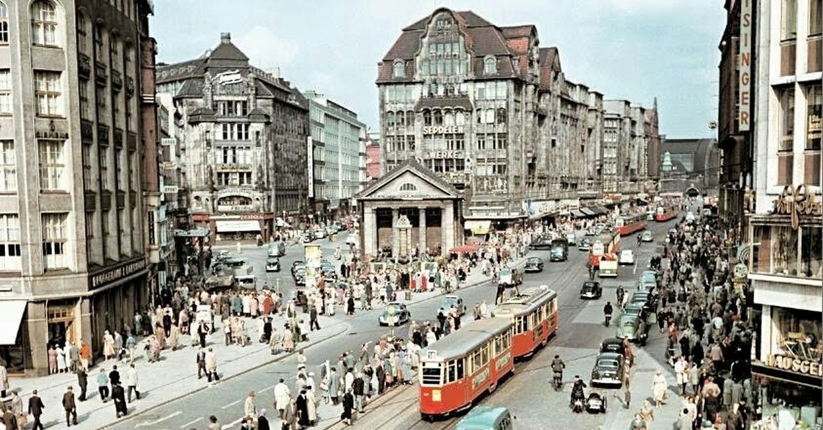 Европа 1960 е. Германия 1950. Берлин 1950. Германия Берлин 1950. Мюнхен 60 е.