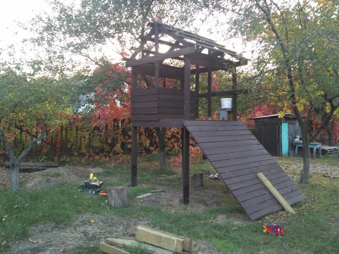 УДачаная история. Домик вокруг деревьев детям. Часть 7 Домик на дереве, Мечта, Детям, Детская площадка, Длиннопост