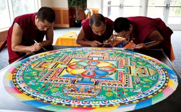 Tibetan mandalas. - Buddhism, Tibet, Longpost, Mandala