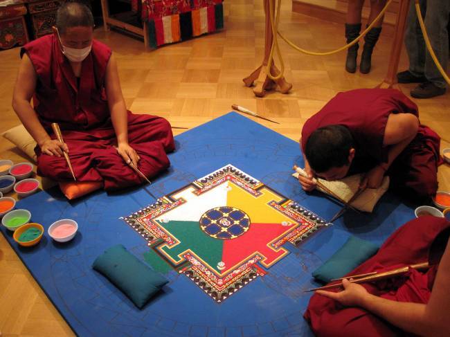 Tibetan mandalas. - Buddhism, Tibet, Longpost, Mandala