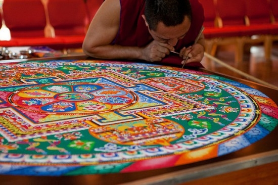 Tibetan mandalas. - Buddhism, Tibet, Longpost, Mandala