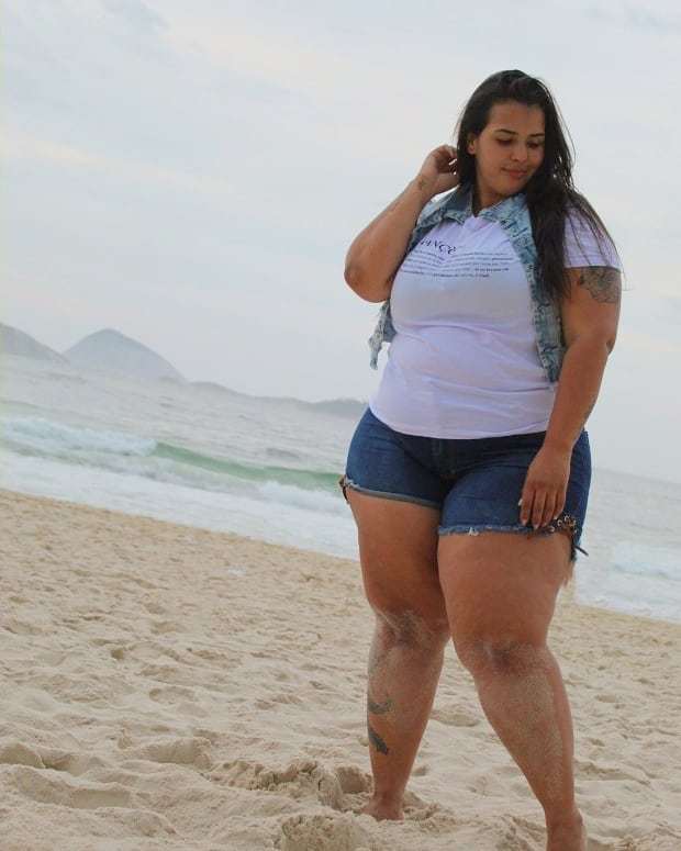 Brazilian plus size model Jessyka Muller - Plus size, beauty, Beautiful girl, Girls, Longpost, Fullness