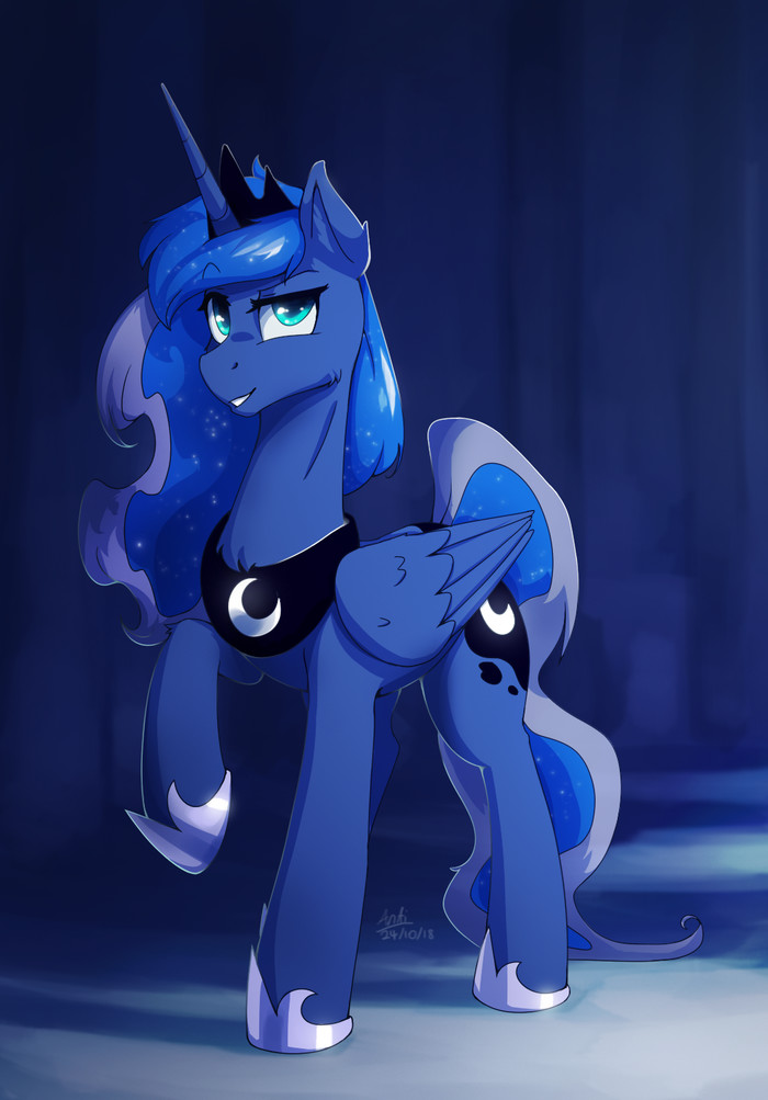 Oh Hello - My little pony, Princess luna, Hey, Anticularpony