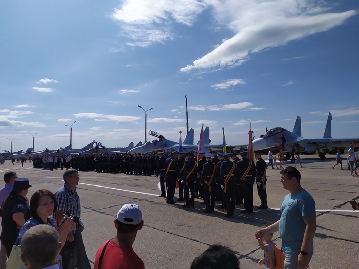 День открытых дверей на аэродроме Халино (Курск) - Моё, Авиация, Су-30см, Ан-30, Миг-29, Су-24, Курск, Армия России, ВВС, Длиннопост, Армия