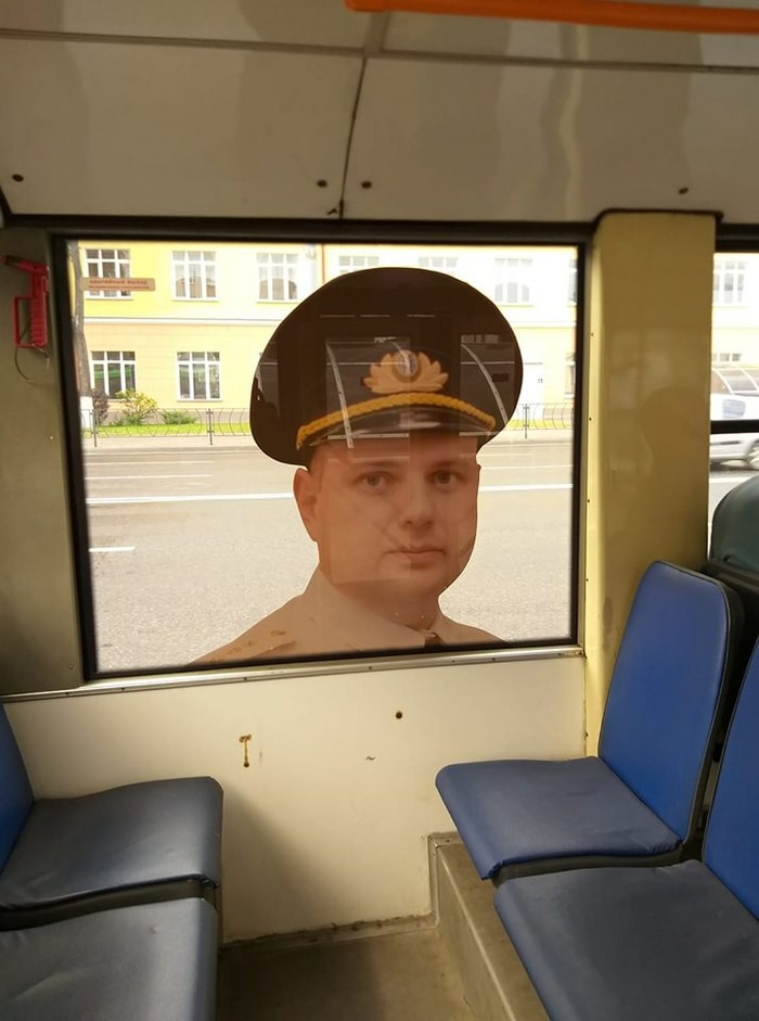 Trolleybus in Gomel - Military commissar, Advertising, Psss guy, Trolleybus, Gomel, Public transport