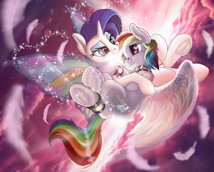   My Little Pony, Rarity, Rainbow Dash, MLP Edge, , MLP Lesbian