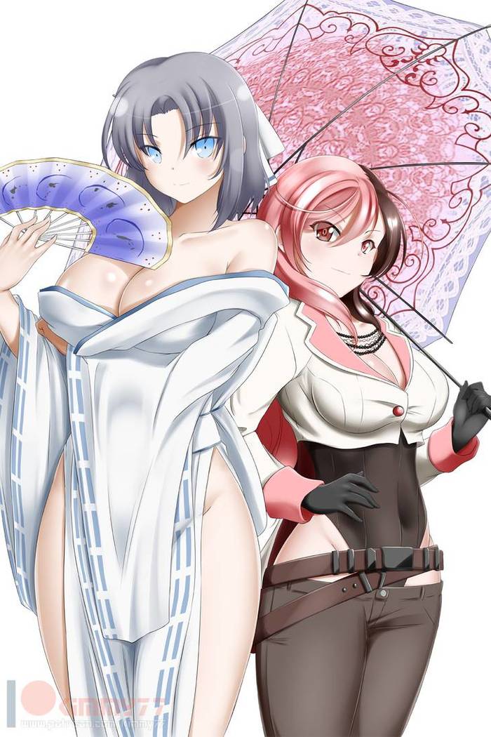 BlazBlue Cross Tag: Yumi and Neo - NSFW, DeviantArt, Арт, Рисунок, Игры, Фэнтези, Anime Art, RWBY, Kimmy77, , Neopolitan