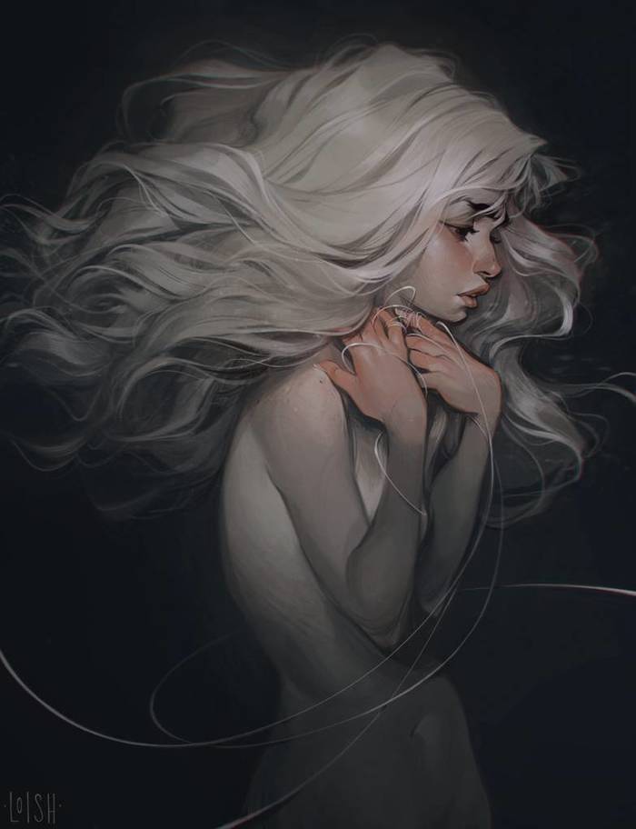 Ghost - Deviantart, Art, Drawing, Portrait, Loish