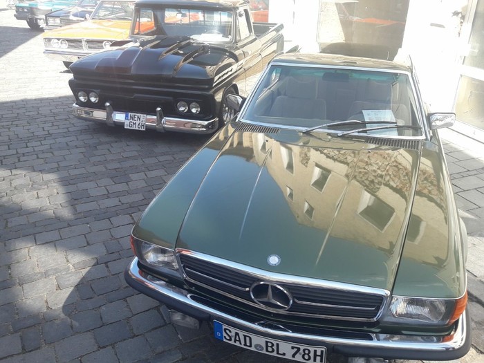 At the vintage car show in Germany... - Retro car, Germany, Longpost, Exhibition