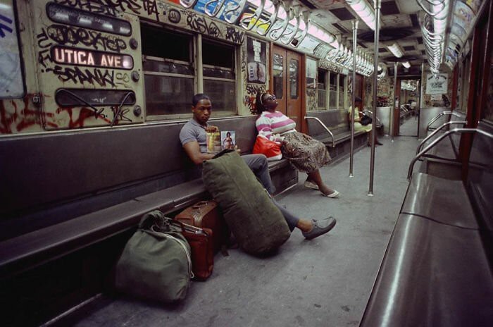 Метро Нью-Йорка 1980-х годов на фотографиях Джамеля Шабазза - США, Нью-Йорк, Метро, Транспорт, Длиннопост