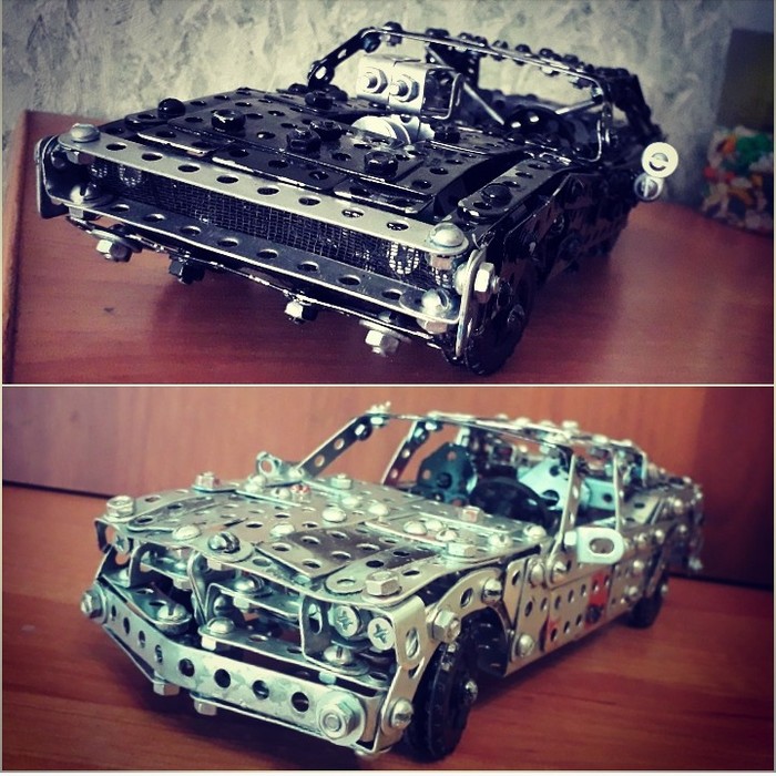 Dodge charger r/t 1970 and Dodge charger srt-8 2006 - My, Muscle car, Homemade, Handmade, Scale model, Modeling, Constructor, Auto, Car
