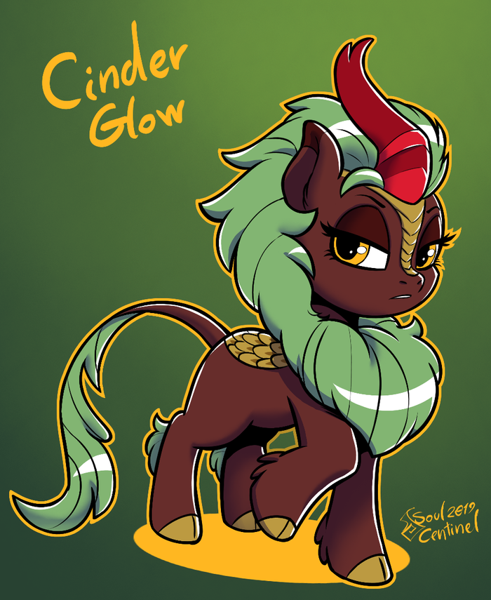  ,     ? My Little Pony, Ponyart, MLP Kirin, Cinder Glow