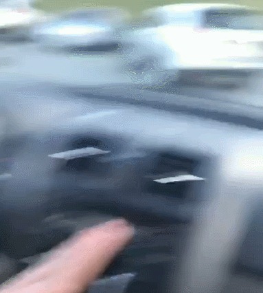 Жесткая дорожная разборка! Авто, Разборки на дороге, Парковка, Конфликт, Камень-Ножницы-Бумага, Юмор, Гифка