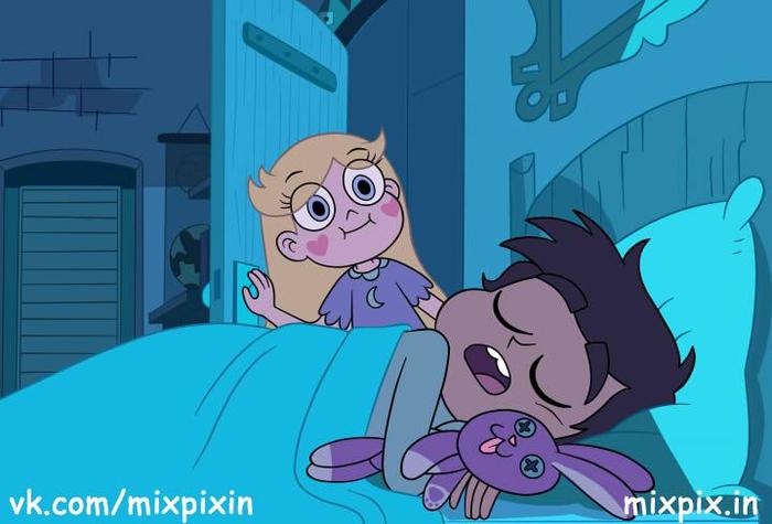 Star vs. the Forces of Evil Comic (When he sleeps #2) Starco - Star vs Forces of Evil, Comics, Humor, Cartoons, Star butterfly, Marco diaz, Starco, Longpost