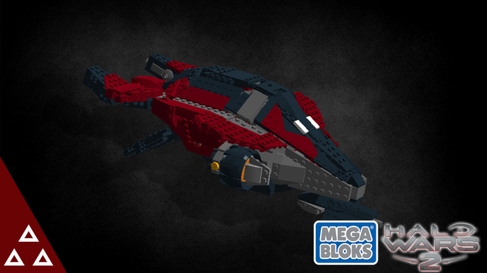 MegaBloks (Lego) Banished Phantom Halo Wars 2 (Лего фантом изгнанников) - Моё, LEGO, Mega Blocks, Halo, Halo Wars 2, Игры, Видеоигра, Конструктор, Фантом, Длиннопост