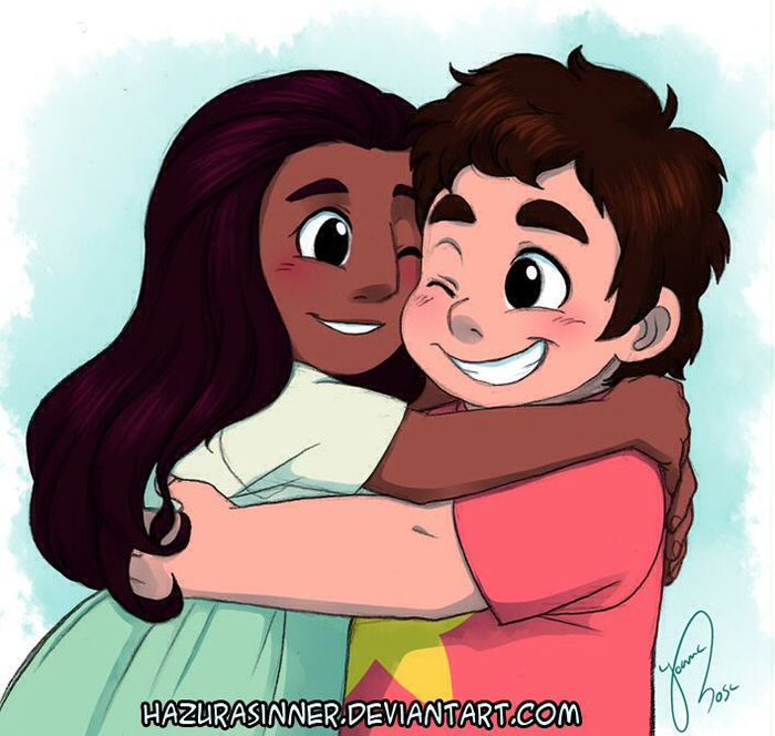 Connie and Stephen - Art, Connie Maheswaran, Steven universe