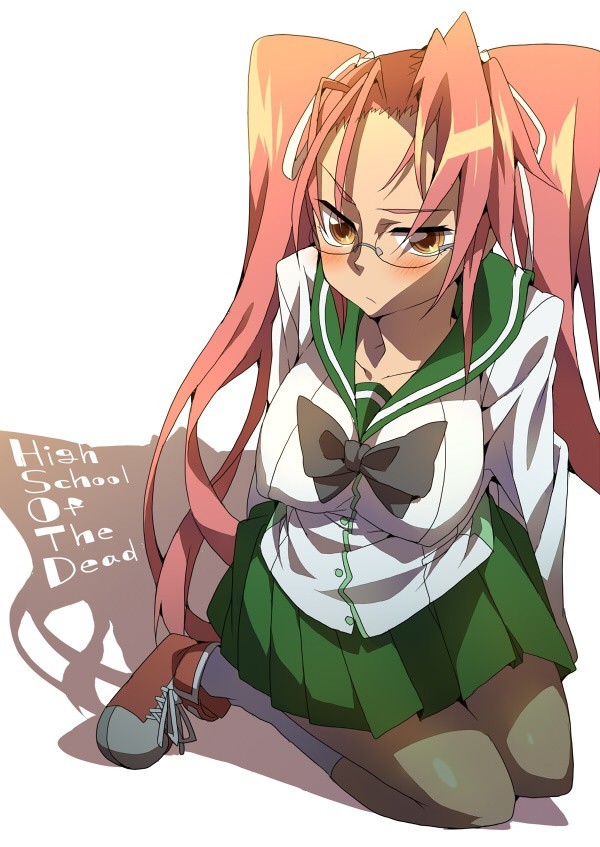 High School Of The Dead - Anime, Anime art, Art, Chan, A selection, Longpost, School of the Dead