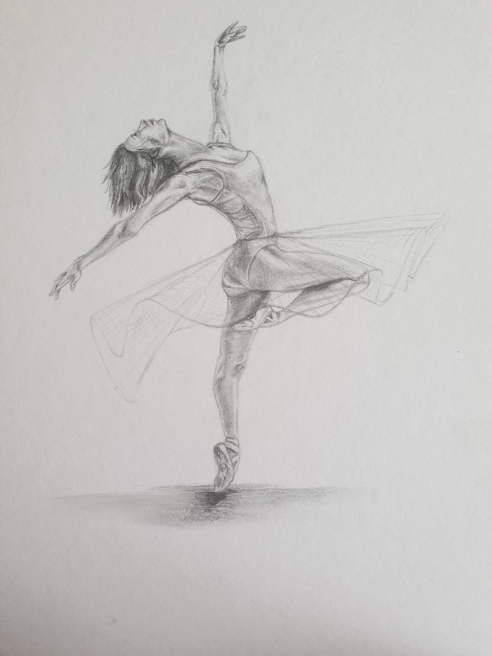 Some kind of art 41 - Art, , Ballet flats, Tutu, Beautiful girl, Art, Pencil, Ballerinas