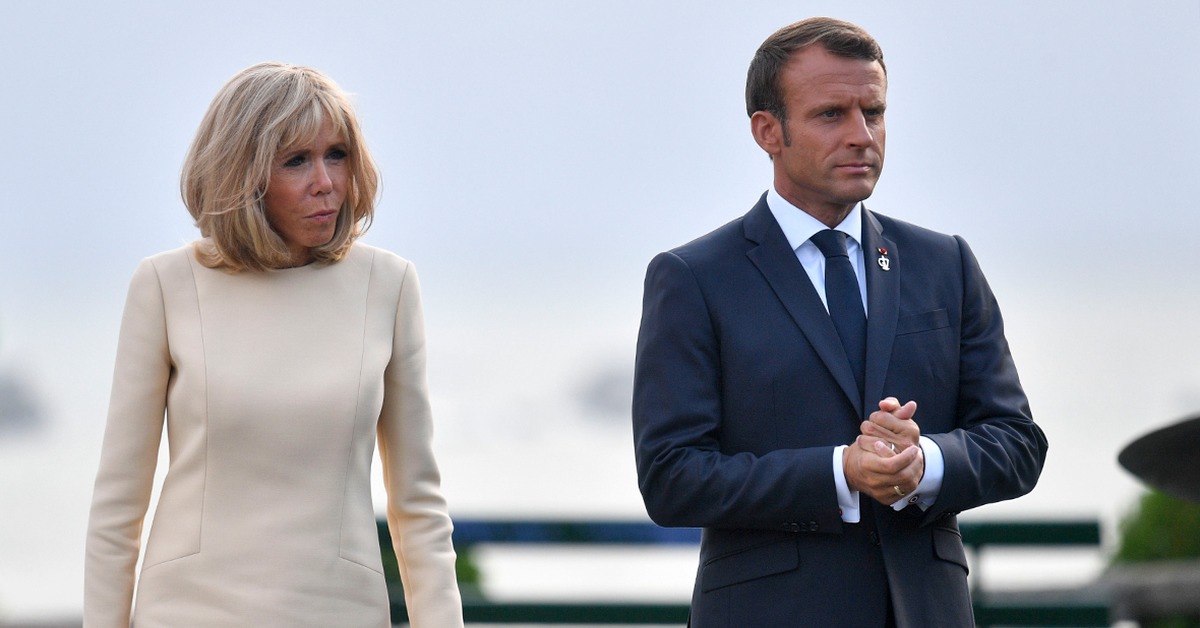 Макрон и его супруга. Франции Брижит Макрон. Жена президента Франции Брижит Макрон.