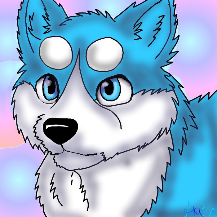 My main character - My, Akita inu, Wolf, Character Creation, Comics, Dog, Cartoons, Anime, Longpost