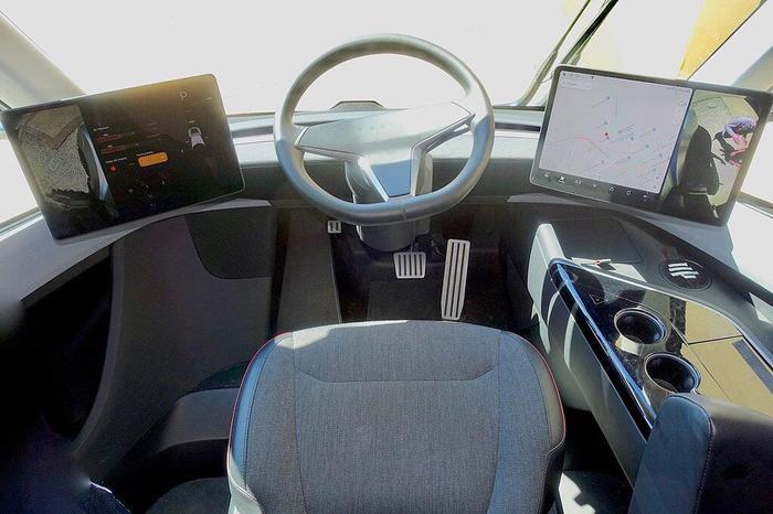 Tesla Semi cab interior - Tesla, Tesla Motors, Tesla Semi, Wagon, Interior, Cabin, Futurism, Truck
