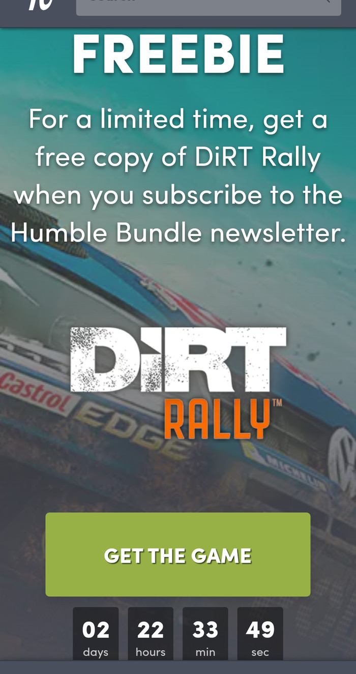 Dirt rally   Humble Bundle , Steam 