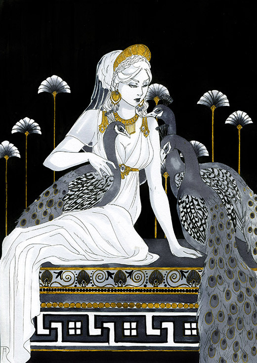 Ladies of ancient mythology - Ancient greek mythology, Art, , Longpost