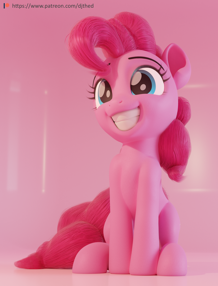 Pink Pony sits in Pink Room