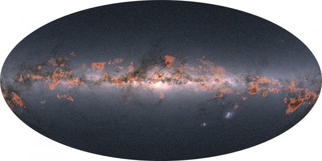 New galactic map reveals strange 'starstrings' - Space, Milky Way, Gaia, Video, Longpost