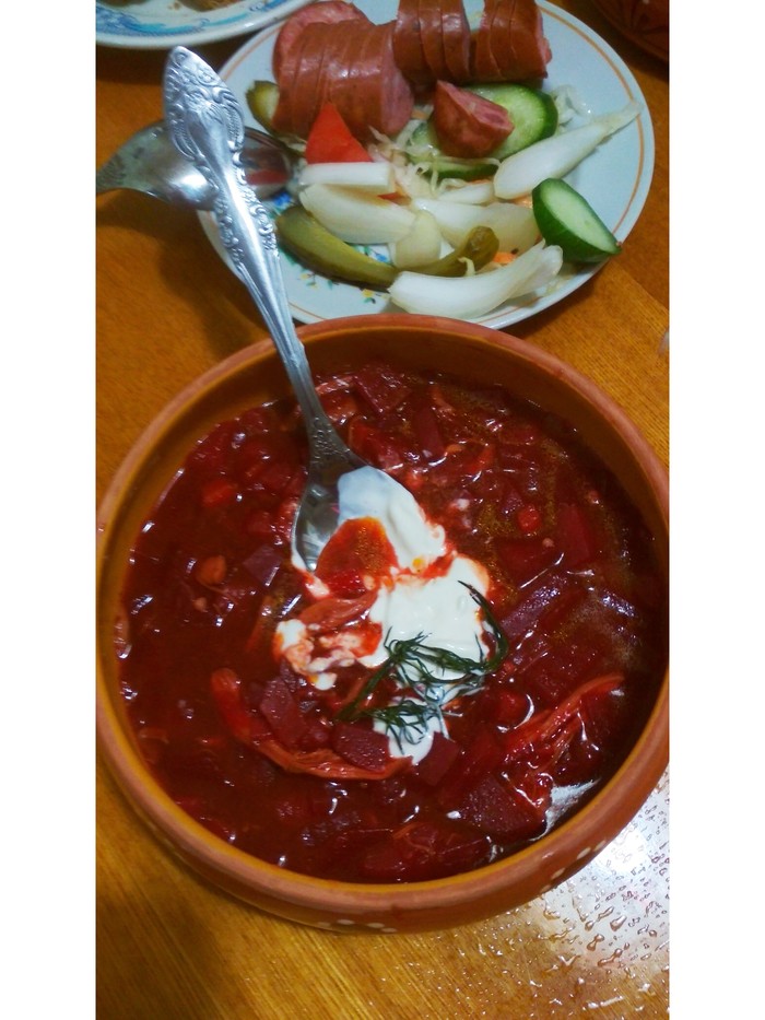 Ukrainian borscht base recipe - My, Borsch, Recipe, Ukrainian cuisine, Buryak, Longpost, Cooking