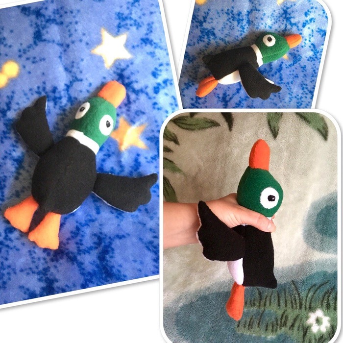 Duck from Duck Hunt - My, Handmade, Soft toy, Toys, Duck, Duck Hunt, Longpost