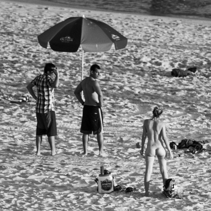 Elections (beach, booty) - NSFW, My, Humor, Copacabana, Rio de Janeiro, , Naked, Booty, Telephoto lens, Nudity