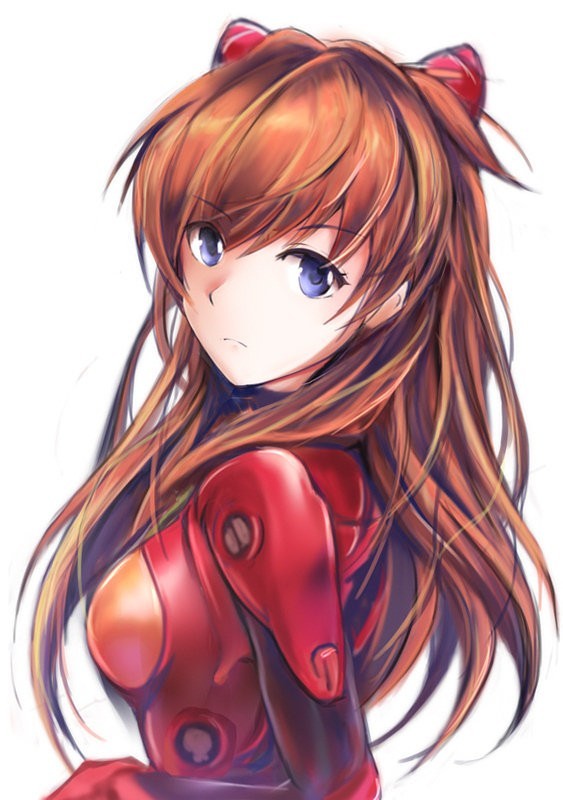 Asuka Langley Soryu - Anime, Anime art, Art, Evangelion, Asuka langley, A selection, Longpost