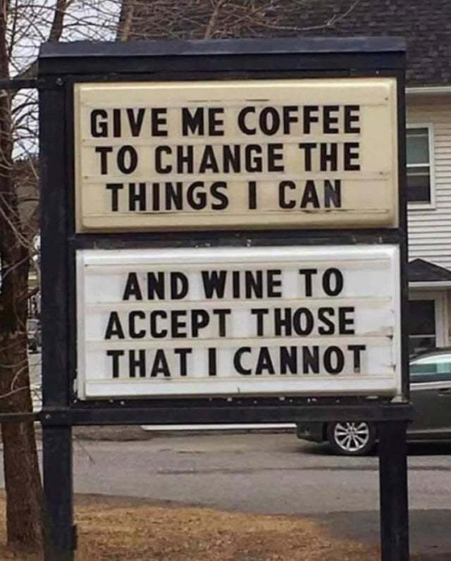 Give me coffee... - Reddit, Coffee, Humor, Wine