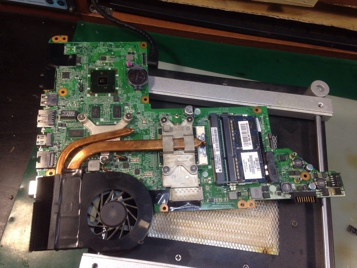 HP DV6-3124er laptop turns off. Old dude - My, Repair of equipment, Tipukha, Hp pavilion dv6, Shutdown, Shim, Longpost