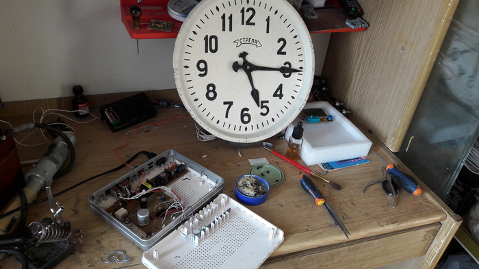 Primary watch with your own hands. - Old stuff, Wall Clock, My, Longpost