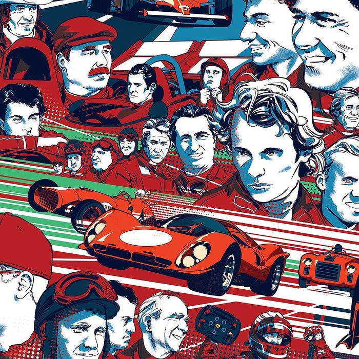 90 Years Scuderia Ferrari - Formula 1, Scuderia Ferrari, Poster, 90 years old, Longpost