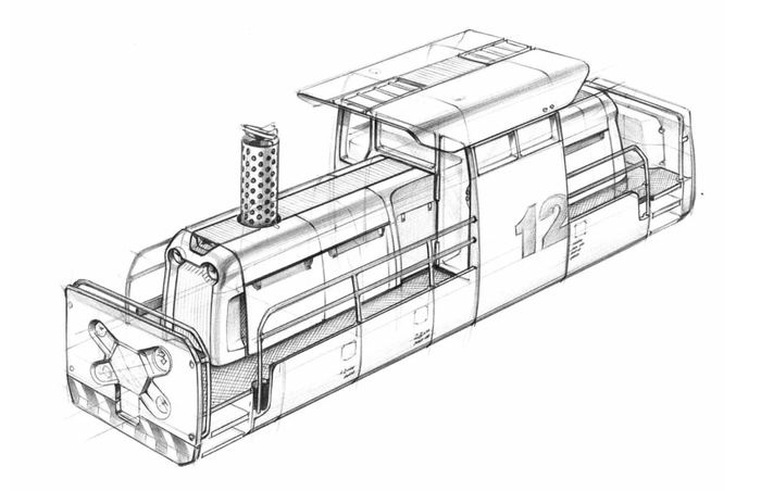 TEM5X: new or well-forgotten? - Railway, Shunting locomotive, Exhibition, Video, Longpost, Industrial Design