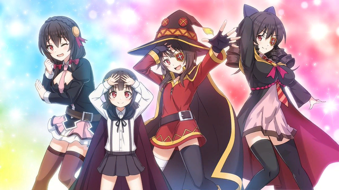Crimson demons Konosuba, Yunyun, Megumin, Anime Art, , Komekko, Arue