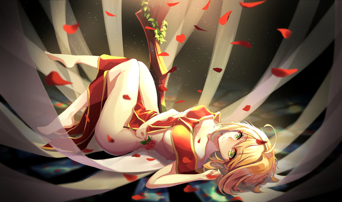 Nero Claudius by ReA - NSFW, Аниме, Арт, Anime Art, Fate, Fate-Extra, Fate Grand Order, Nero Claudius, Rea