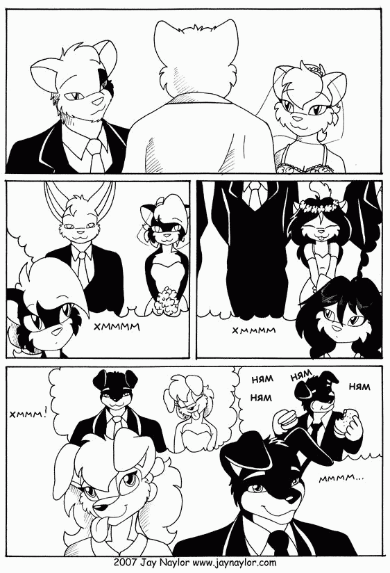 Better Days. - Furry, Comics, Black and white, Wedding, Jay naylor, Better Days, Longpost