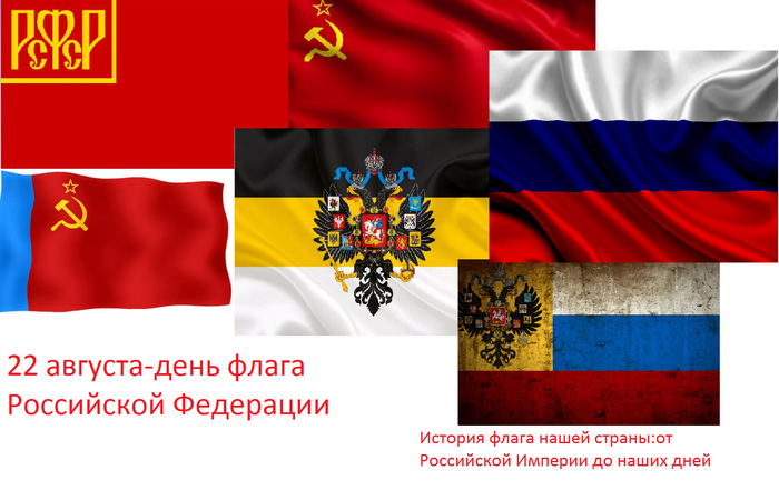 История флага России.