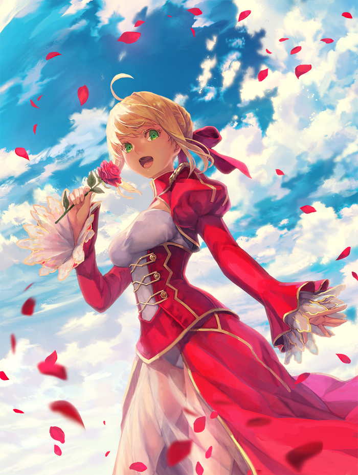 Nero Claudius by Haru - Anime, Art, Anime art, Fate, Fate-Extra, Fate grand order, Nero claudius, Pixiv